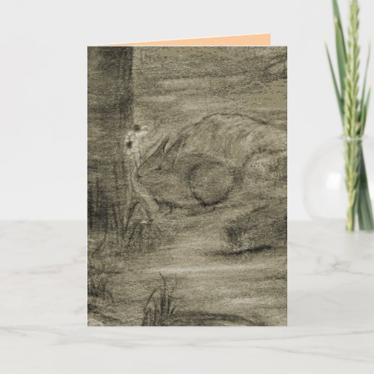 La carte de voeux Old Meadow (Devant)