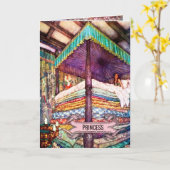 La Carte de voeux Princess & The Pea #2 (Fleur jaune)