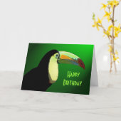 La carte de voeux prismatique d'anniversaire de (Fleur jaune)