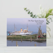 La carte de voeux Royal Yacht Dannebrog! (Debout devant)