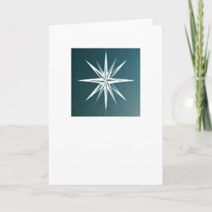 la carte de voeux Star