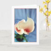 La carte de voeux Vortex (Fleur jaune)