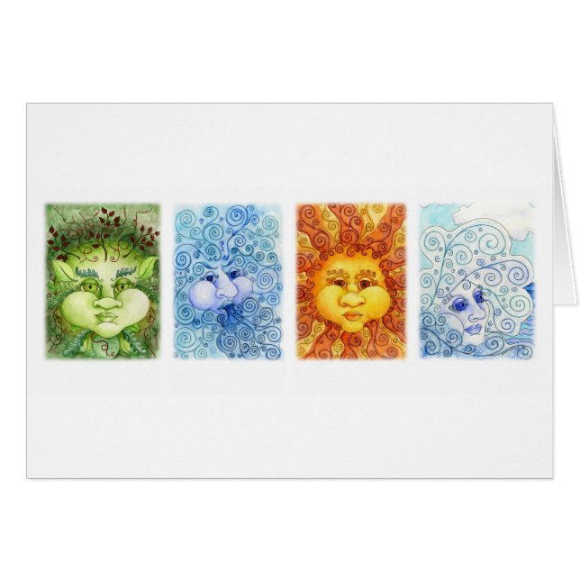 La carte d'éléments (Devant horizontal)