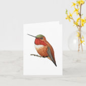 La carte des colibris d'Allen (Fleur jaune)