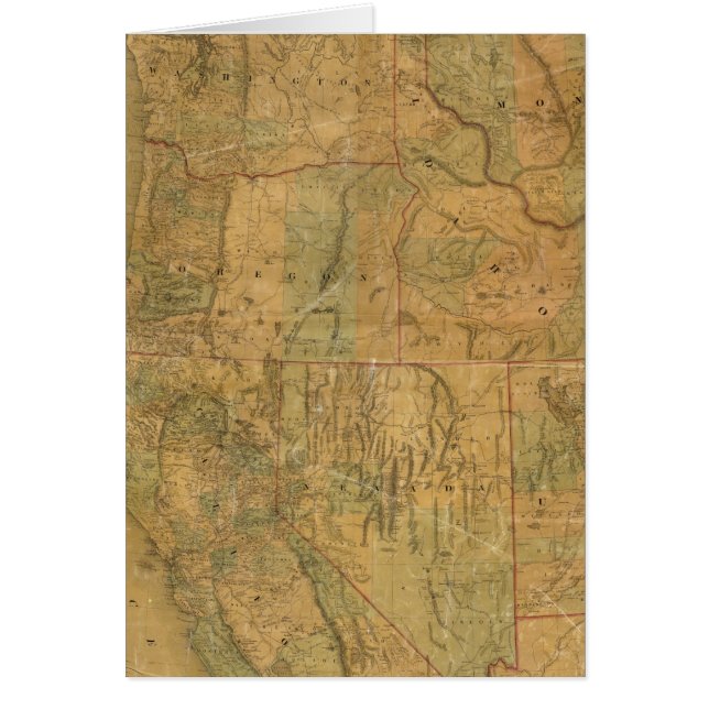 La carte des États du Pacifique de Bancroft (Devant)