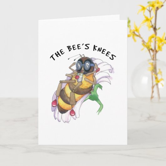 La carte des genoux de l'abeille (Fleur jaune)