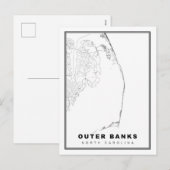 La carte des Outer Banks (Devant / Derrière)