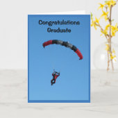 La carte d'études limitée Sky avec Skydiver (Fleur jaune)