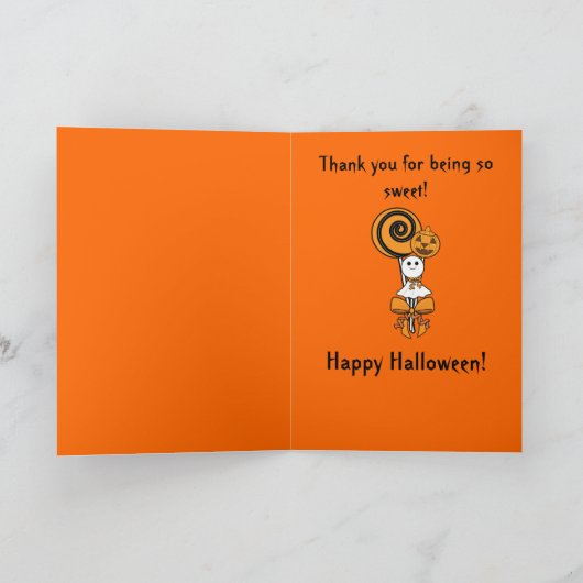 La Carte d'Halloween (Intérieur)