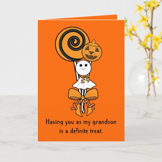 La Carte d'Halloween (Fleur jaune)