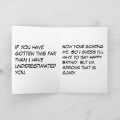 La carte d'idiot (Intérieur)