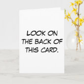 La carte d'idiot (Fleur jaune)