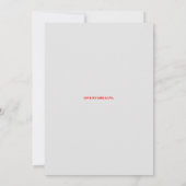 La carte d'invitation de Galentine minimaliste (Dos)