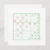 La Carte du Christ Sudoku (Devant / Derrière)