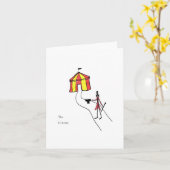 La carte du cirque (Fleur jaune)