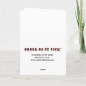 La Carte du jour de la Saint-Valentin (Dos)