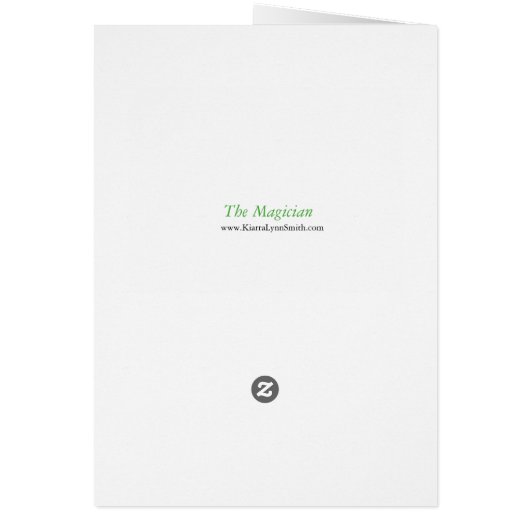 La carte du magicien (Dos)