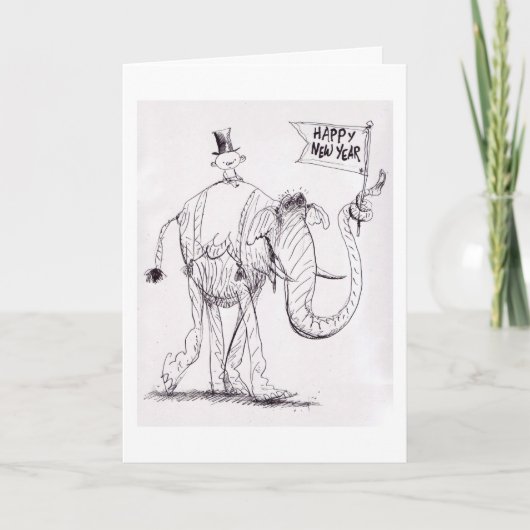 La carte du Nouvel An (Devant)