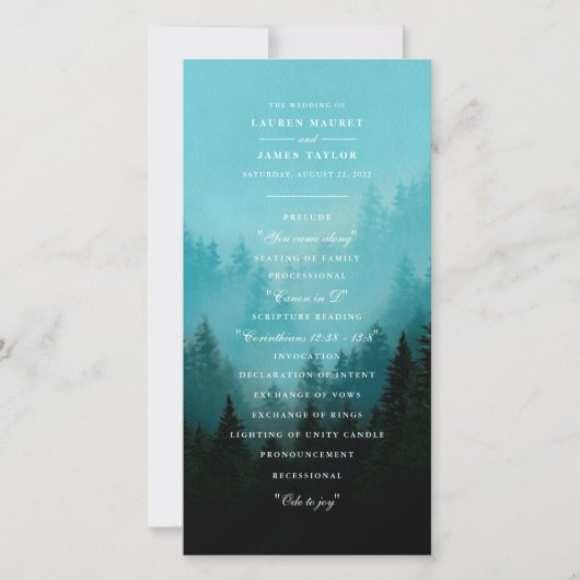 La carte du programme de plein air (Devant)