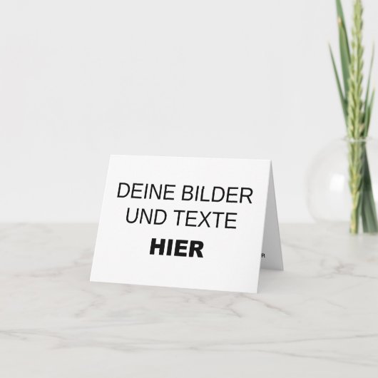 La carte elle-même (Devant)