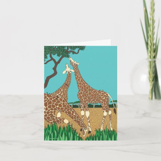 La carte Giraffes (Devant)