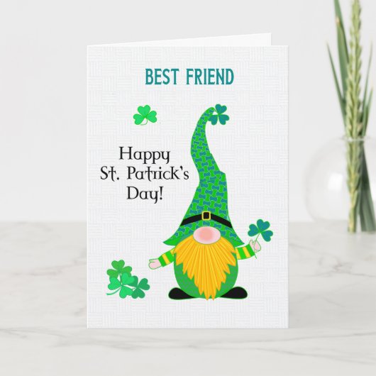 La carte Gnome Leprechaun du Frère St Patrick (Devant)