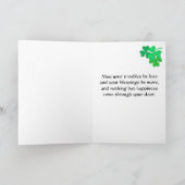 La carte Gnome Leprechaun du Frère St Patrick (Intérieur)