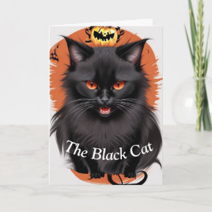La carte Halloween The Black Cat