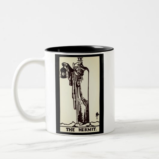 la carte hermit tarot | mug (Gauche)