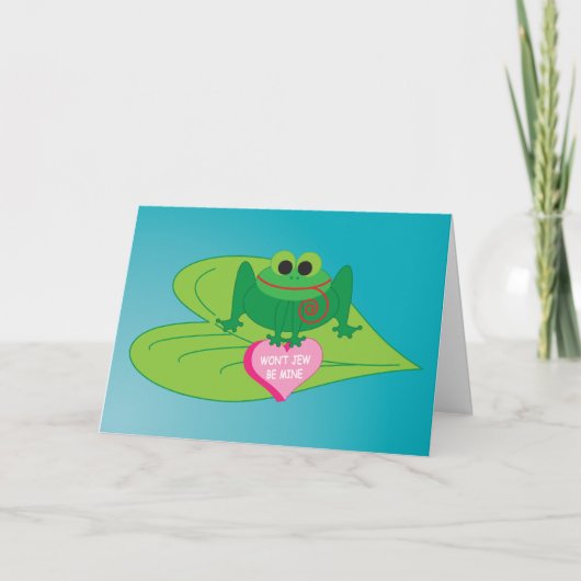 La carte juive de Valentine : Le juif ne sera-t-il (Devant)