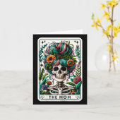 La carte mère Tarot Skeleton Mothers Day Witch Mam (Fleur jaune)