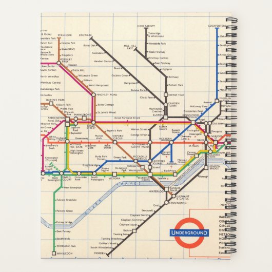 La carte métro de Londres (Dos)