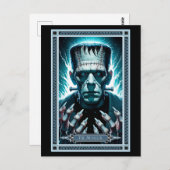La carte Monster Tarot de Frankenstein (Devant / Derrière)