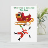 La carte Noël est annulée (Debout devant)