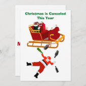 La carte Noël est annulée (Devant / Derrière)