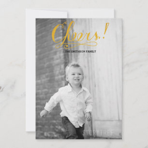 la carte or nouvelle année