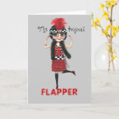 La carte originale des années 20 d'hurlement (Fleur jaune)