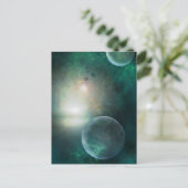 La carte postale Cosmos (Debout devant)