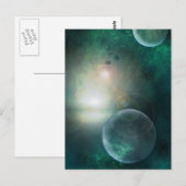 La carte postale Cosmos (Devant / Derrière)