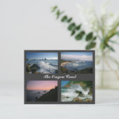 La carte postale de côte de l'Orégon (Debout devant)