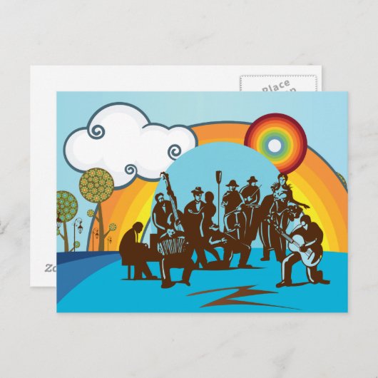 La carte postale de la bande (Devant / Derrière)