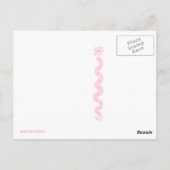 La carte postale de la dame (Dos)