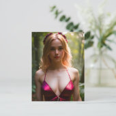 La carte postale de la fille du bal (Debout devant)