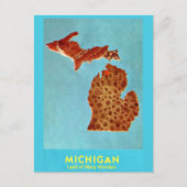 La carte postale de la pierre de Petoskey (Devant)