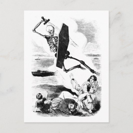 La carte postale de la question quarintine (Devant)