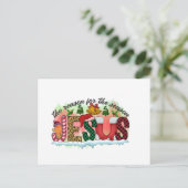 La carte postale de la raison de la saison (Debout devant)