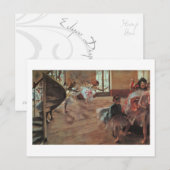 La carte postale de la répétition (Devant / Derrière)