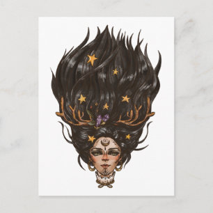 La carte postale de la sorcière