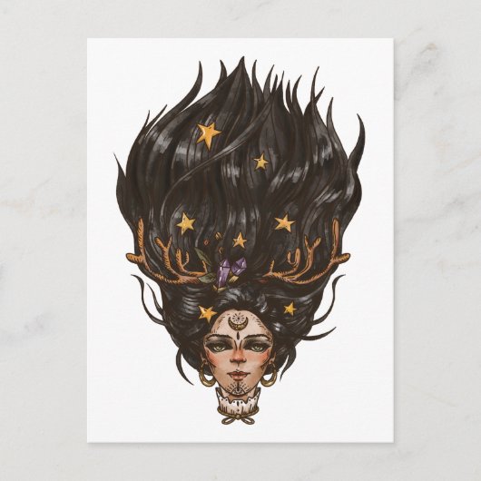 La carte postale de la sorcière (Devant)