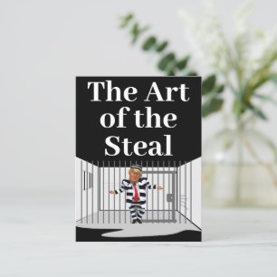 La carte postale de l'art du vol Trump